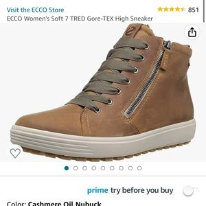 Women’s Ecco soft 7 Tred Gore Tex high top Shoes